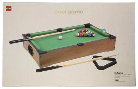 pool game set 51.5x31x9.5 - 61160137 - HEMA
