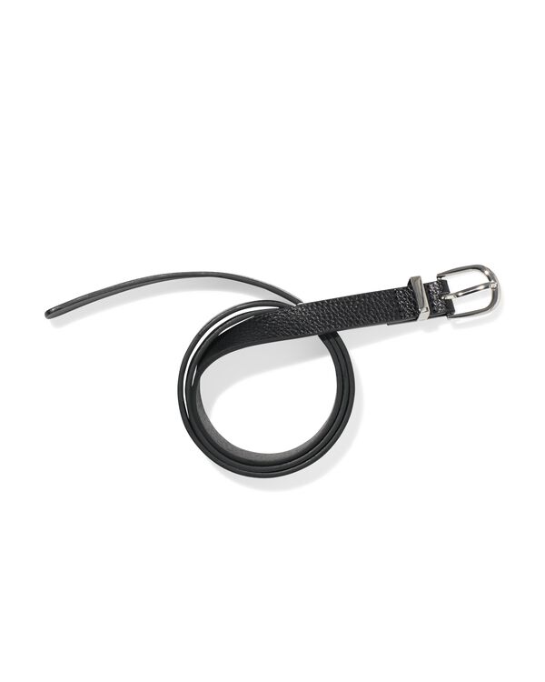 damesriem structuur zwart zwart zwart - 16360100BLACK - HEMA