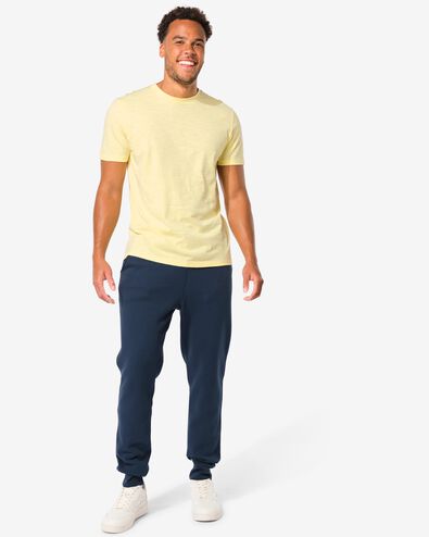 heren sweatbroek donkerblauw L - 2172622 - HEMA