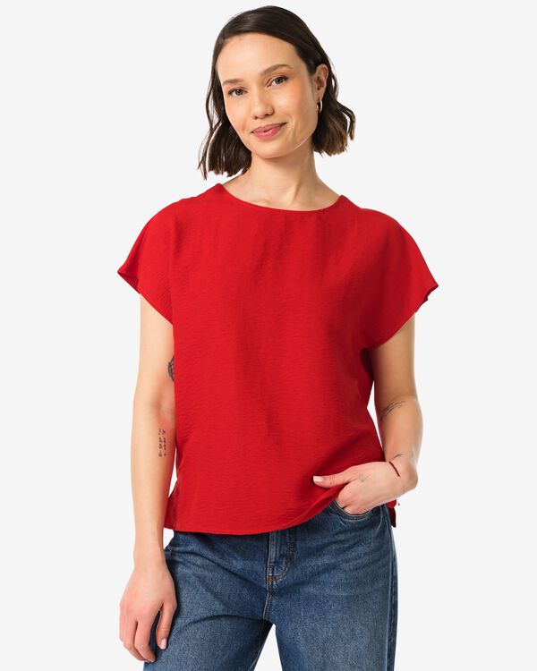 dames top Spice rood rood - 36360475RED - HEMA