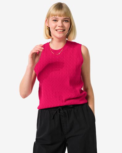 damesspencer Rosie rood rood - 36288955RED - HEMA