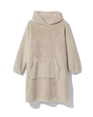 fleece nachthemd teddy beige beige - 23460165BEIGE - HEMA