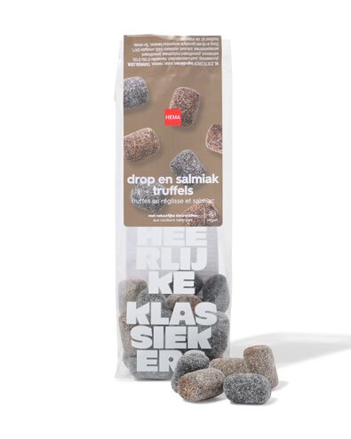 drop en salmiak truffels 130g - 10200105 - HEMA