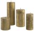 rustieke kaarsen goud goud - 1000015405 - HEMA
