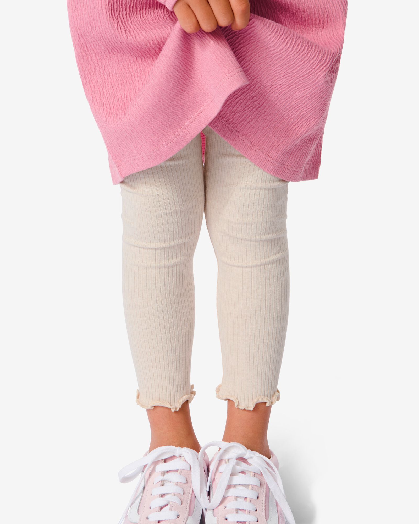 kinder legging rib naturel - 1000031890 - HEMA