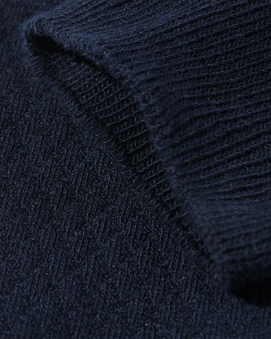 heren sokken met katoen textuur donkerblauw donkerblauw - 4152625DARKBLUE - HEMA