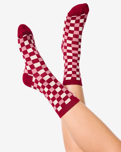 Takkie dames sokken met katoen - 2 paar grijsmelange grijsmelange - 4270430GREYMELANGE - HEMA