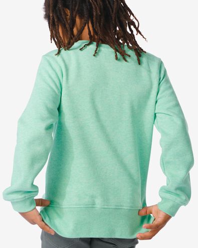 kindersweater met badstof hond groen 122/128 - 30778527 - HEMA