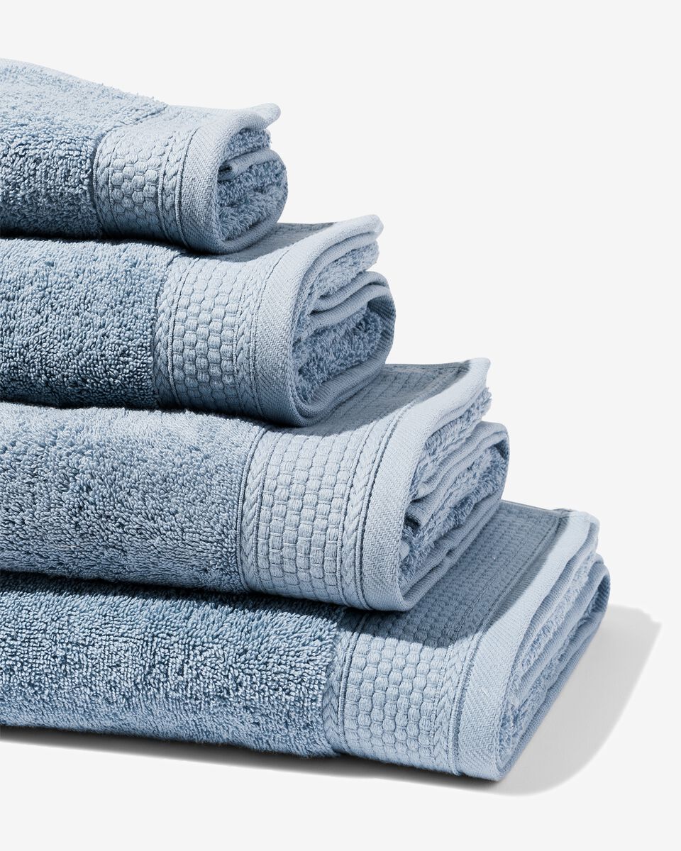 handdoeken - hotel extra zwaar ijsblauw - 1000015676 - HEMA