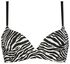 B.A.E. padded bh zonder beugel zwart zwart - 1000020058 - HEMA