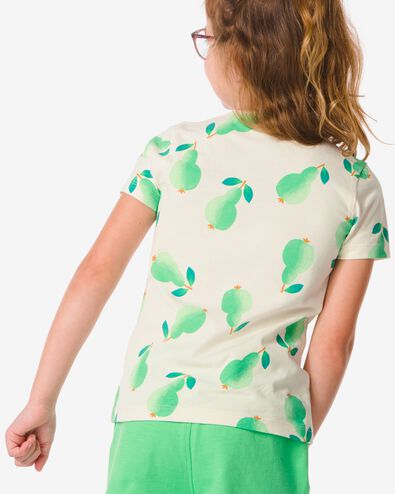 kinder t-shirt met peren groen 98/104 - 30864165 - HEMA