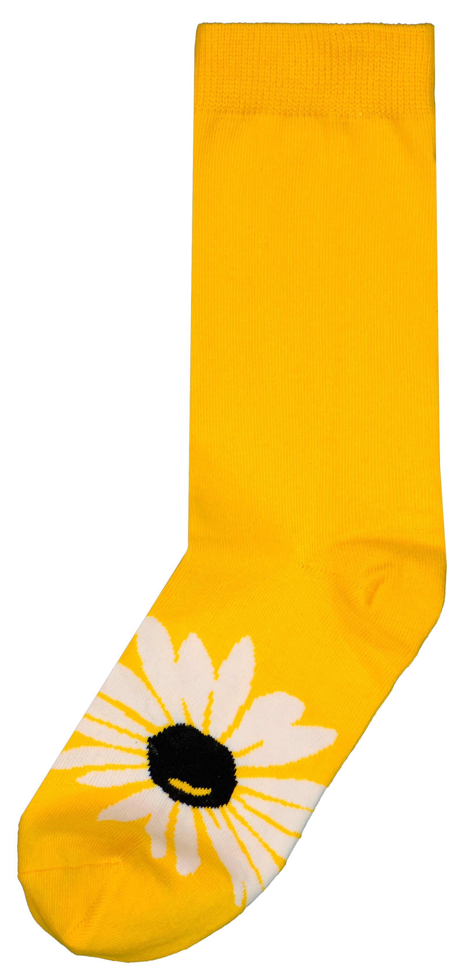 sokken met katoen good days geel - 1000029363 - HEMA
