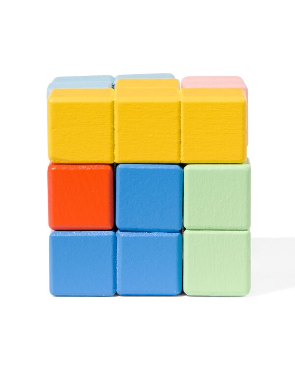 puzzel kubus hout - 15130136 - HEMA