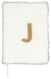 notitieboek A5 fluffy letter J - 61120137 - HEMA