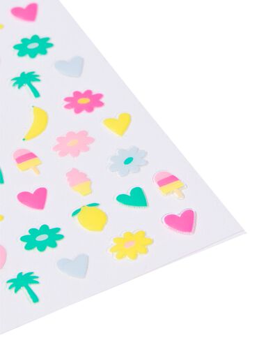 nagelstickers tropisch - 52 stuks - 11249073 - HEMA