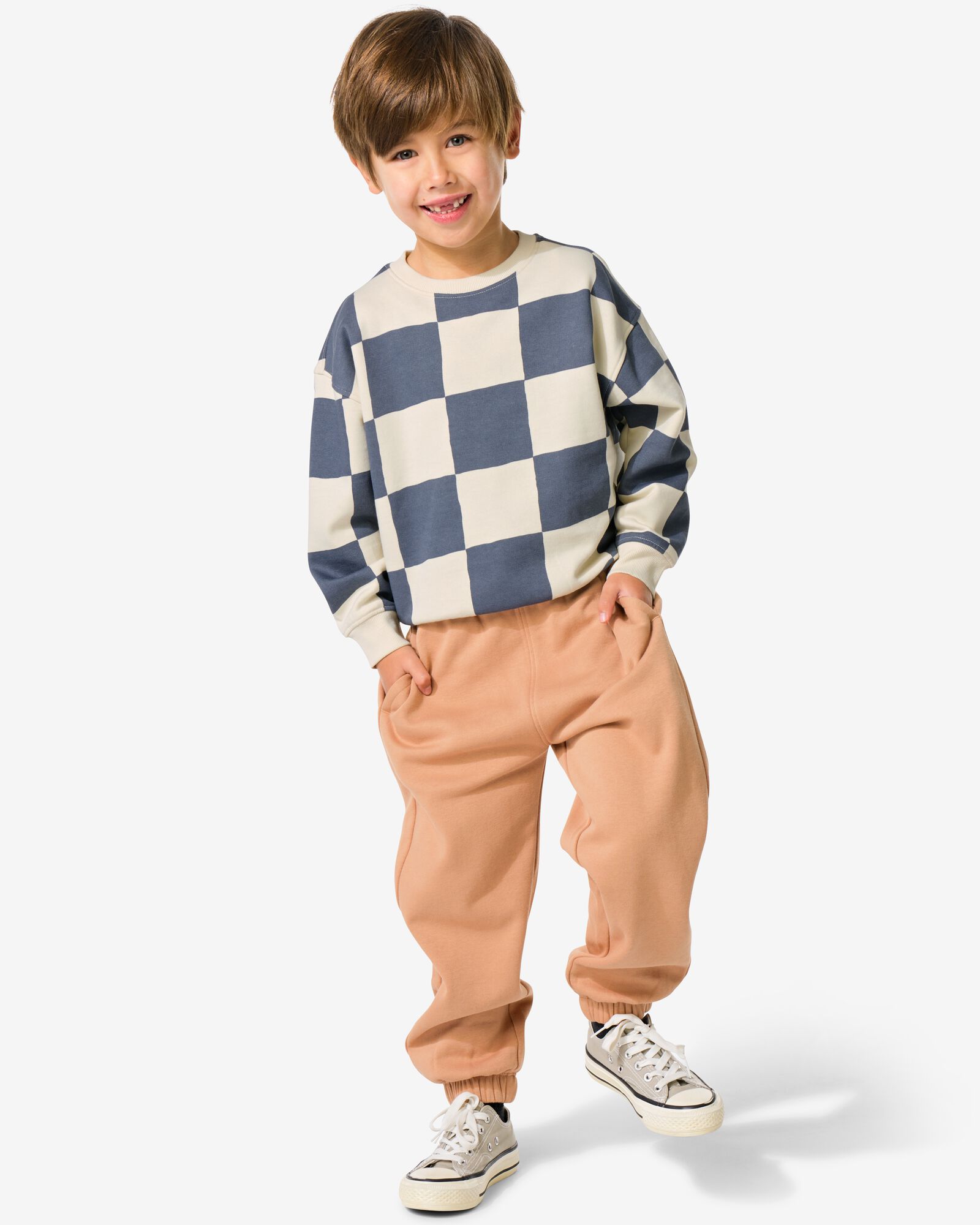 kinder sweatbroek bruin - 30792308BROWN - HEMA