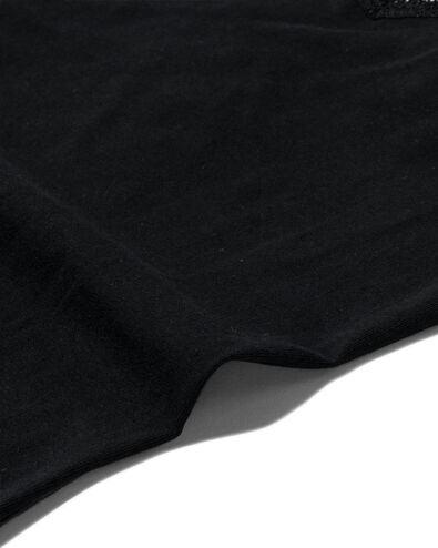 dameshemd kant zwart XL - 19661025 - HEMA