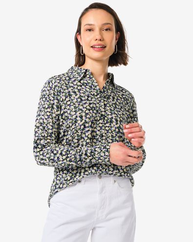damesblouse Bobbie bloemen multi multi - 36232815MULTI - HEMA damesblouse Bobbie bloemen multi multi - 36232815MULTI - HEMA