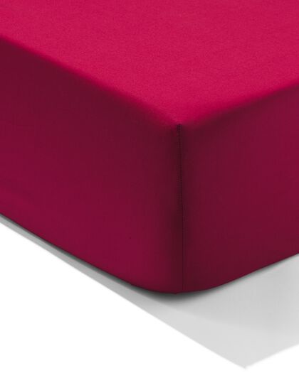 LINDA. hoeslaken percal 180x220 royaal rood - 5183069 - HEMA
