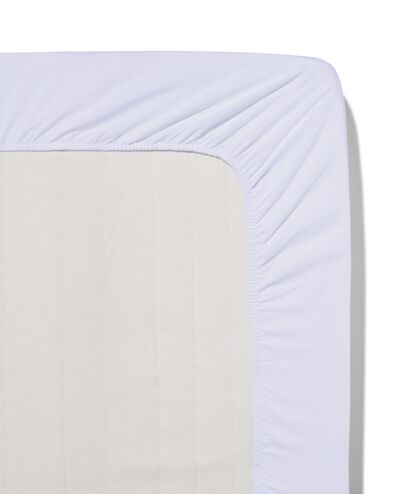topper hoeslaken zacht katoen 90x200 wit - 5190126 - HEMA