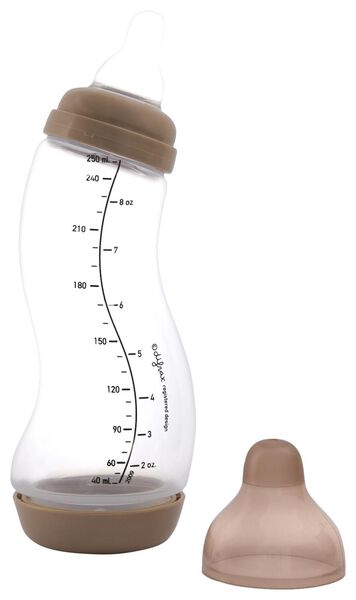 Difrax baby anti-koliek S-fles 250 ml roze - 33501050 - HEMA