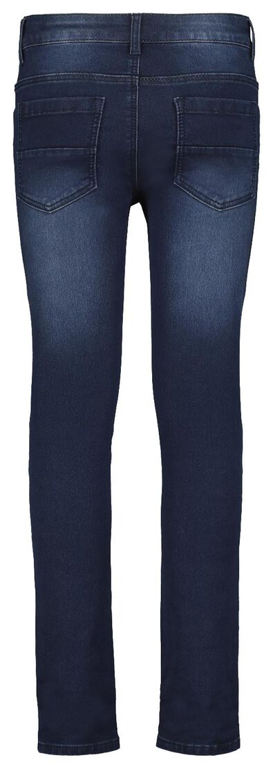 kinder jeans skinny fit donkerdenim - 1000021556 - HEMA