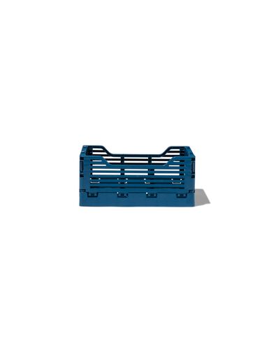 klapkrat letterbord recycled XS blauw blauw 13 x 18 x 8 - 39821200 - HEMA