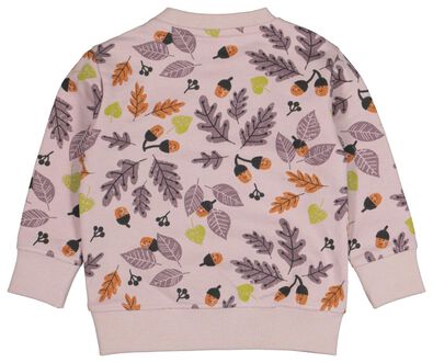 babysweater bladeren lila - 1000021191 - HEMA