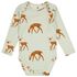 romper met katoen stretch hertjes groen groen - 1000026045 - HEMA