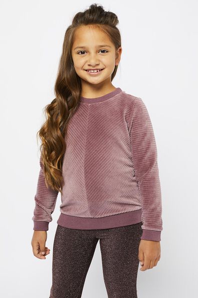 kindersweater corduroy paars - 1000021562 - HEMA