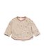 newborn sweater met paddestoelen grijs grijs - 33475310GREY - HEMA