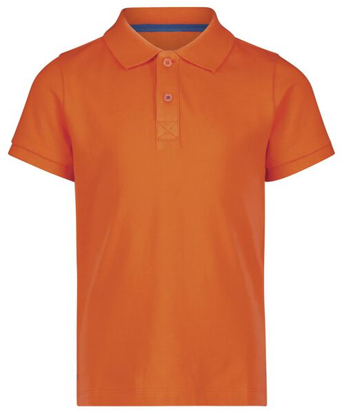 kinderpolo piqué oranje oranje - 1000027300 - HEMA