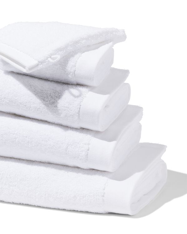 handdoeken - hotel extra zacht wit wit - 1000015150 - HEMA