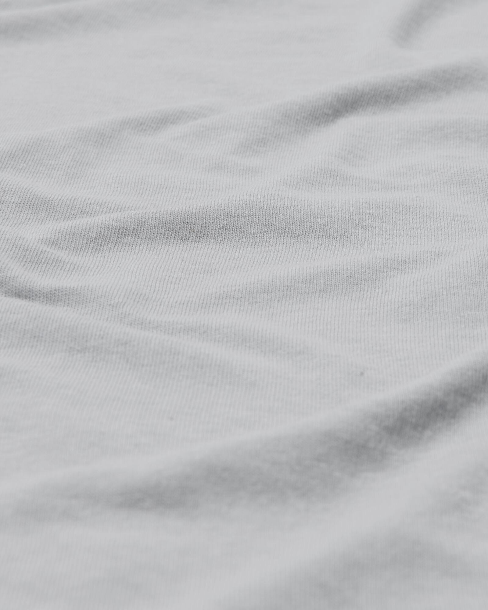 hoeslaken topmatras - jersey katoen - 180 x 200 cm - lichtgrijs - 5140105 - HEMA