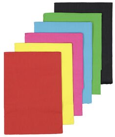 crêpepapier pakket 6 kleuren 250x50 - 15910153 - HEMA