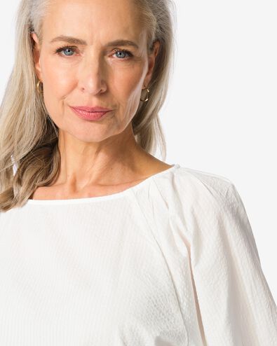 dames top Taylor gebroken wit gebroken wit - 36249540OFFWHITE - HEMA