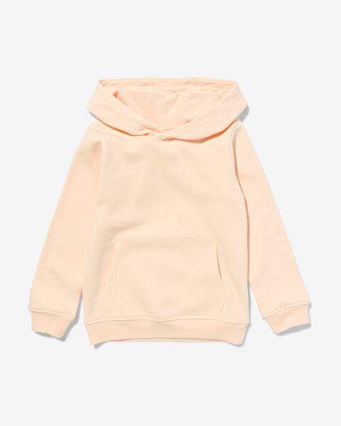 kinder hoodie met kangeroezak roze roze - 1000032254 - HEMA