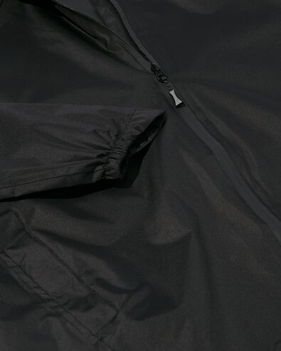 regenjas voor volwassen lichtgewicht waterdicht zwart XL - 34440045 - HEMA