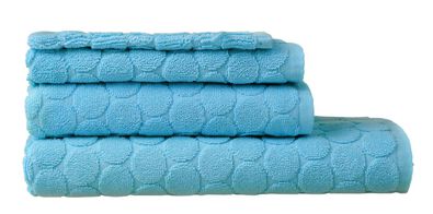 handdoeken - zware kwaliteit - stip aqua - 1000013925 - HEMA