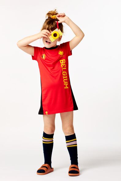 EK voetbal kinderjurk rood - 1000019546 - HEMA
