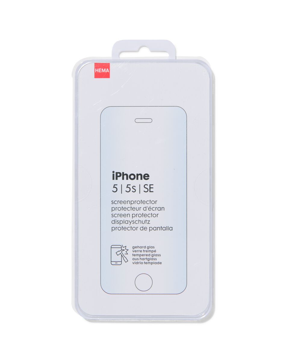 Berouw Slordig Onmiddellijk screenprotector iPhone 5/5s/SE2016 - HEMA