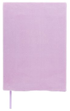 rekbare boekenkaft fluweel lila - 14590248 - HEMA