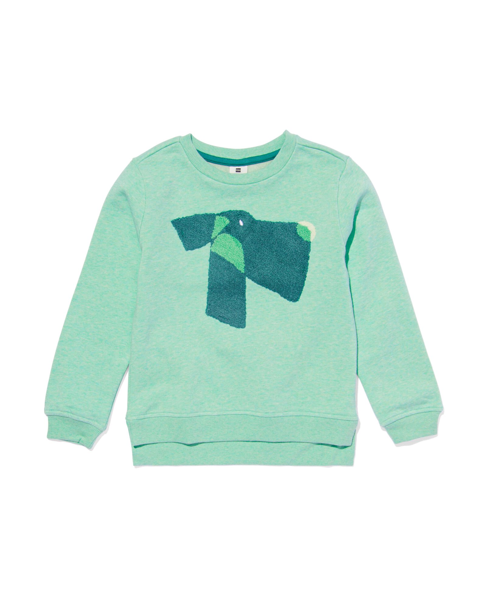 kindersweater met badstof hond groen groen - 30778523GREEN - HEMA
