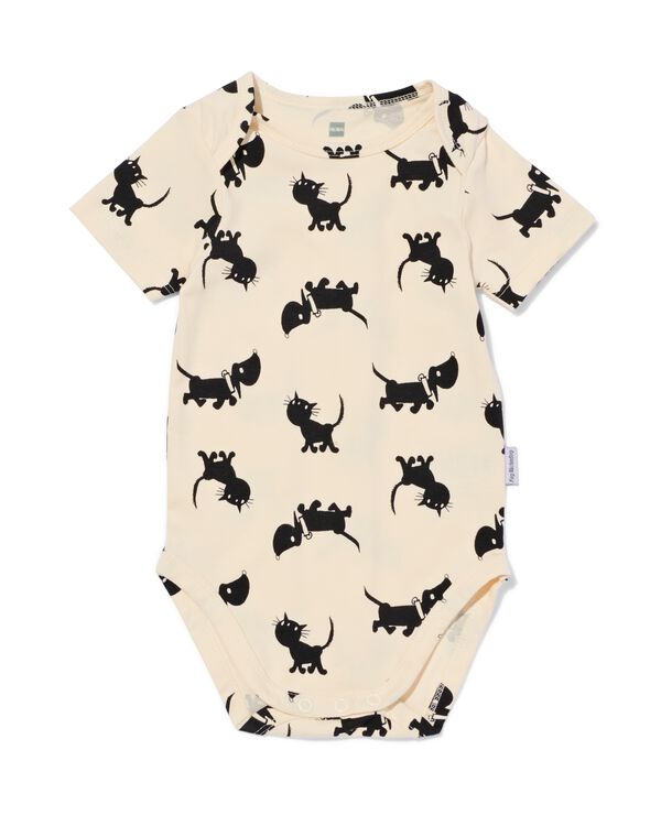 Takkie en Siepie romper katoen met stretch gebroken wit gebroken wit - 33367240OFFWHITE - HEMA