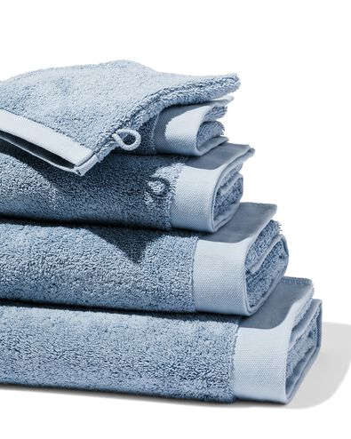 gastendoek 33x50 hotelkwaliteit extra zacht ijsblauw ijsblauw gastendoekje - 5270121 - HEMA