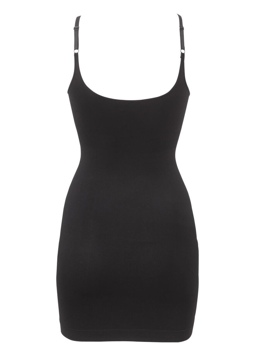 Signaal ontgrendelen galerij corrigerende jurk zwart - HEMA