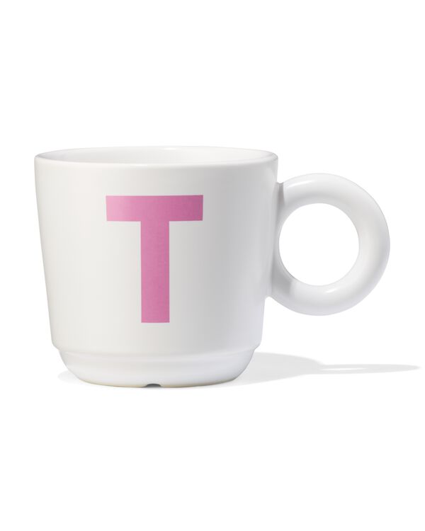 mok 280ml letter T - 61130419 - HEMA