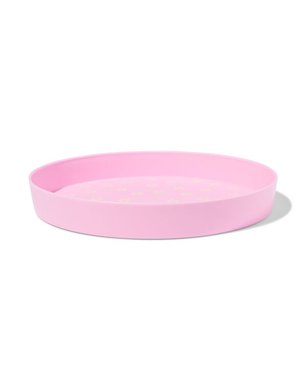 dienblad Ø34cm bloem - 61130114 - HEMA
