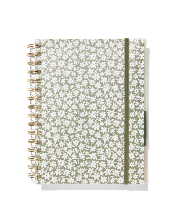 collegeblok 4-in-1 met spiraal A5 gelinieerd - 14170101 - HEMA