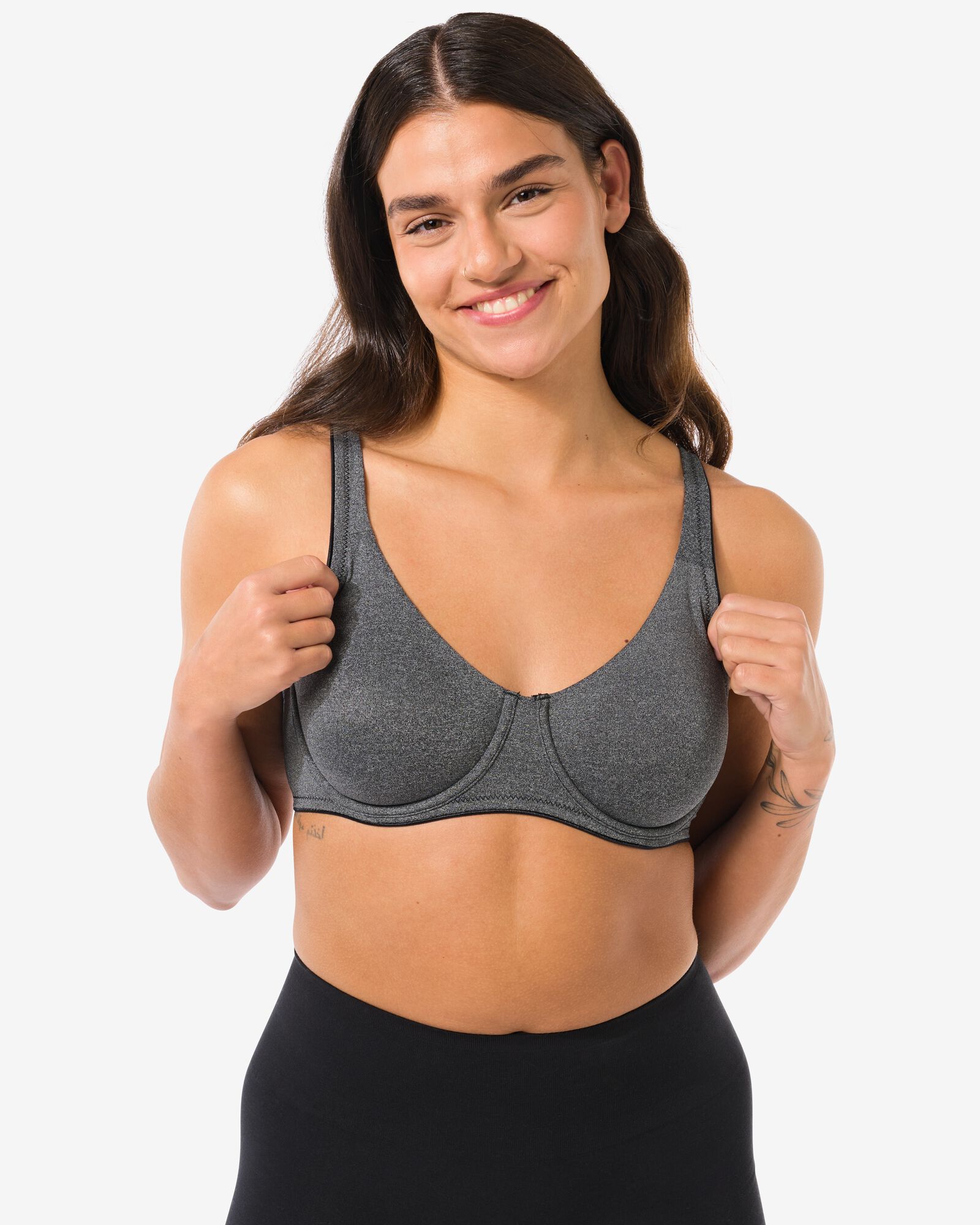 niet voorgevormde bh met beugel - 2 stuks multi multi - 1000024166 - HEMA